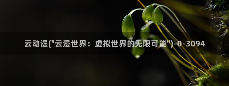 古风动漫：云动漫(\